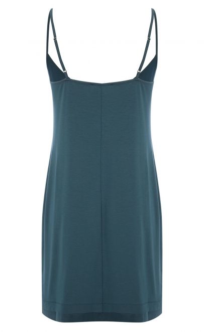 Сорочка женская с декором тёмный изумруд (51982) фото