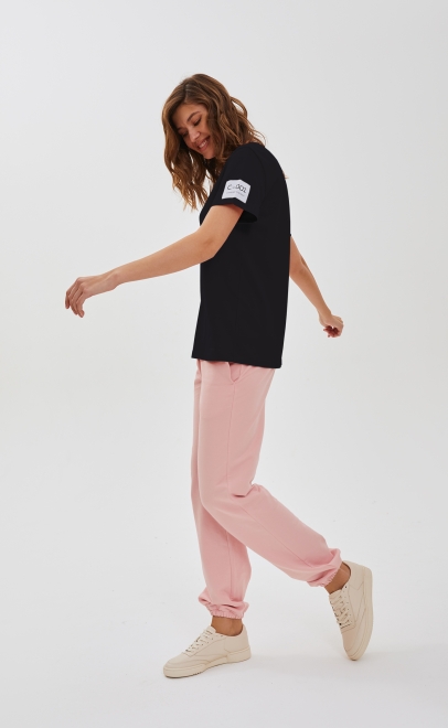 Футболка женская из хлопка  (55379-5) фото