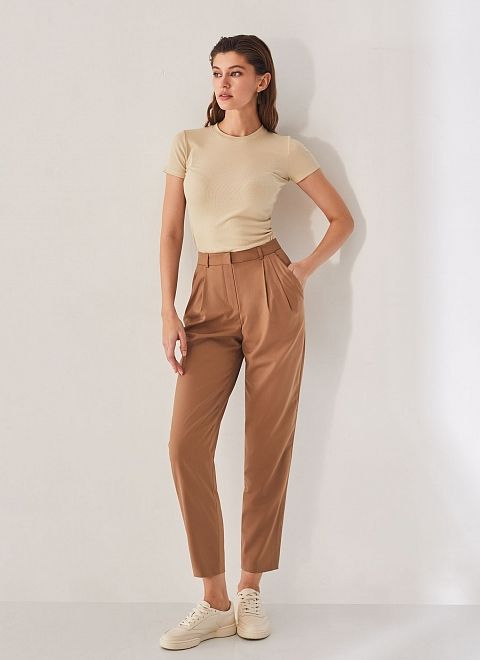 Брюки-бананы женские фото