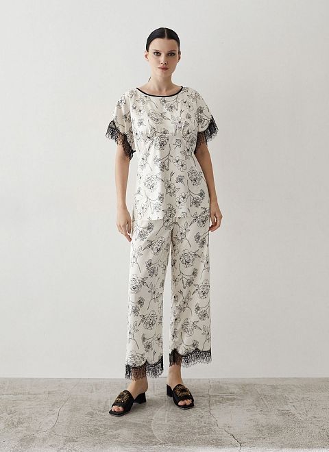 Пижама с брюками женская фото