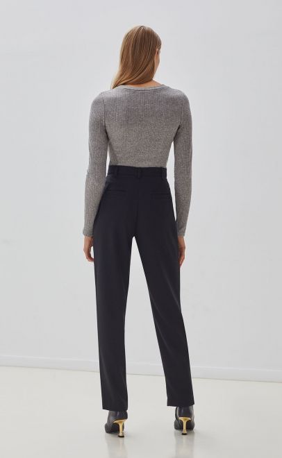 Лонгслив женский серый (51991-4) фото