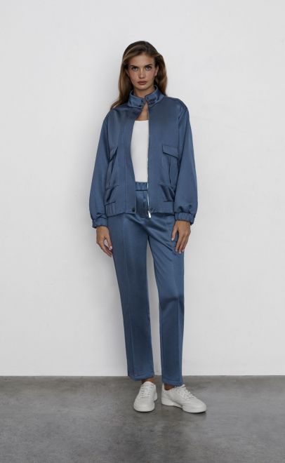 Брюки женские джинсовый металлик (30577-3) фото