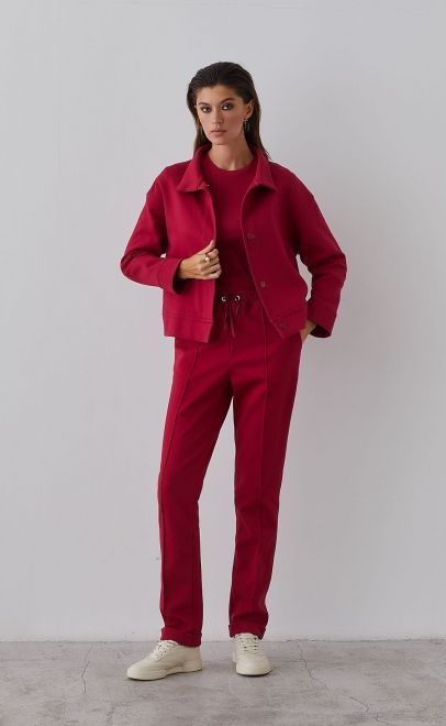 Жакет женский пурпурно-красный (61762-3) фото