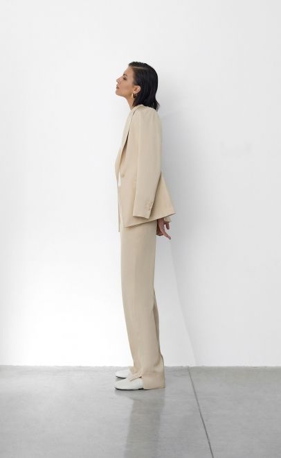 Жакет женский бежевый (61870-2) фото