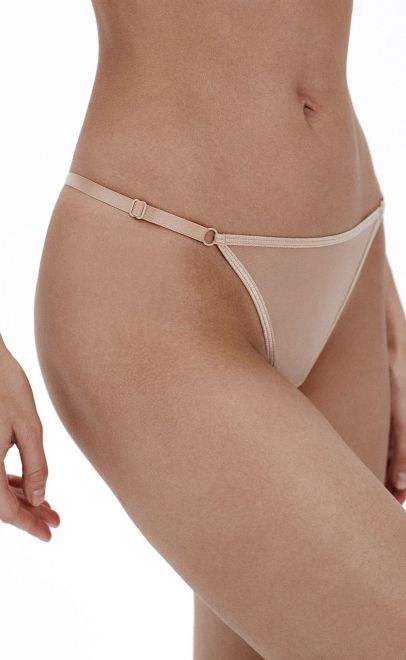 Трусики стринги бежевый (CN-02-5) фото