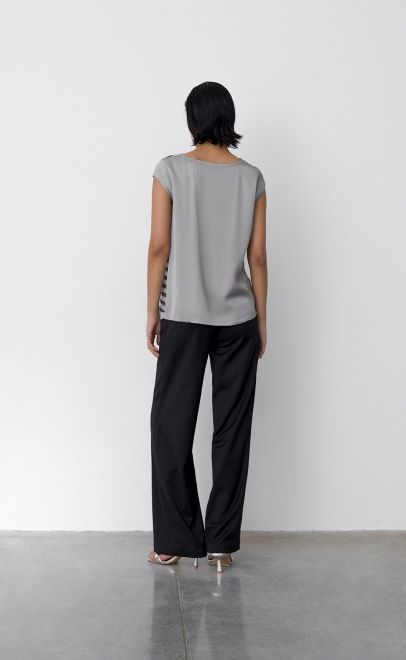 Топ женский светло-серый (56496-2) фото
