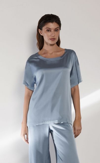 Футболка женская туманный голубой (61817-3) фото