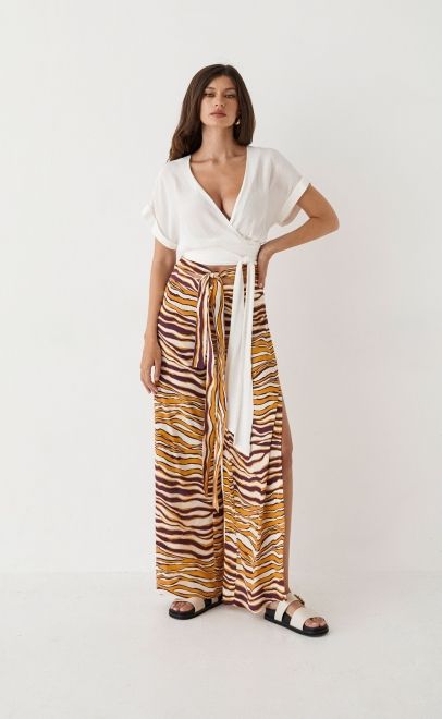 laete Брюки женские оранжево-бордовый (62110-1) фото