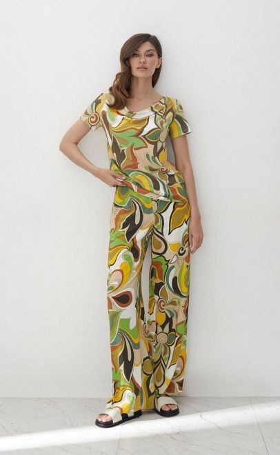 Топ летний женский зелёный (56518-3) фото