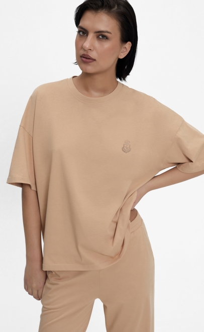 Пижама с брюками женская светло-бежевый (55515-10) фото