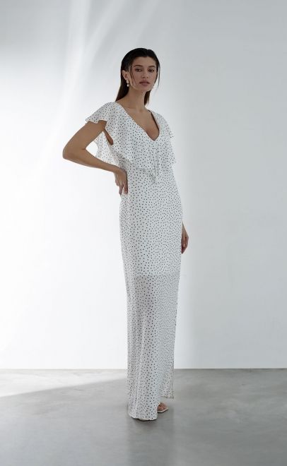 Платье летнее женское белый (56474-1) фото