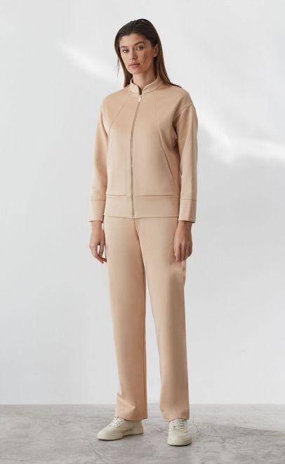 Толстовка летняя женская бежевый металлик (30555-1) фото