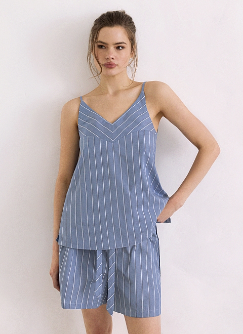 Пижама с шортами женская фото