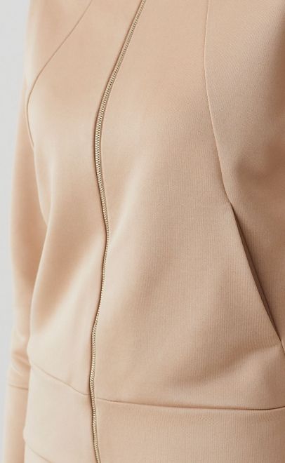 Толстовка летняя женская бежевый металлик (30555-1) фото