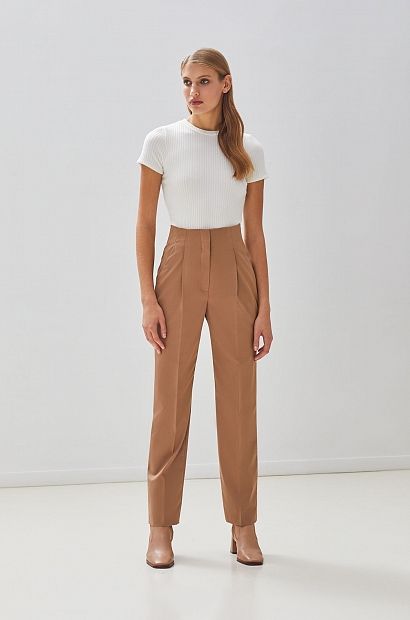laete Брюки прямые без пояса женские