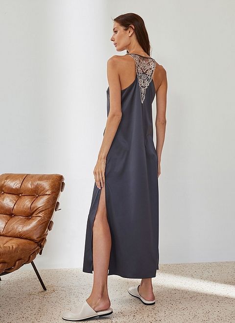 Сорочка женская с кружевом фото