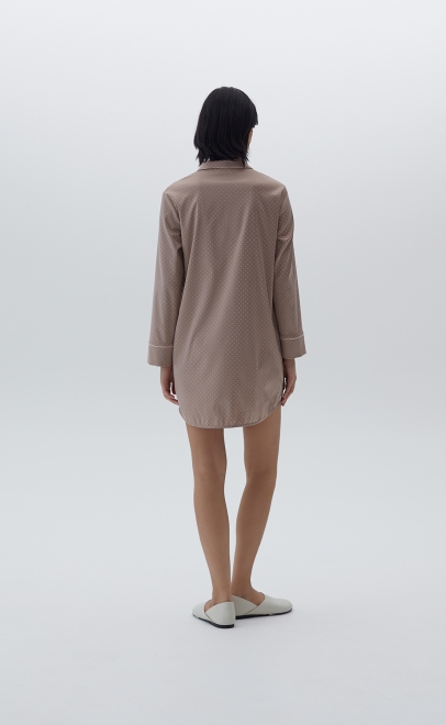 Рубашка-туника домашняя женская розовый (60597) фото