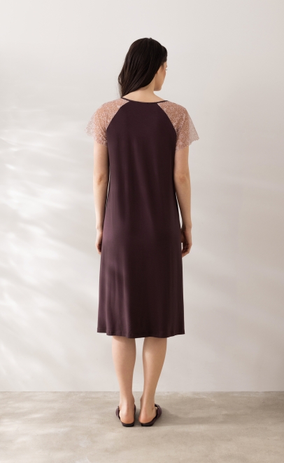 Ночная сорочка женская коричневый (52195) фото