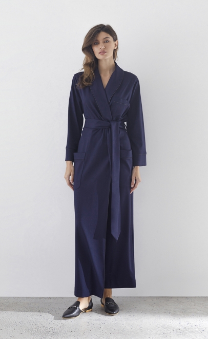 Халат домашний женский синий (30507-3) фото