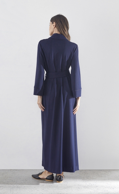 Халат домашний женский синий (30507-3) фото