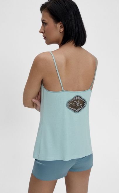 laete Пижама с шортами женская мятный (30597) фото