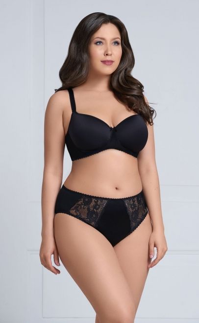 Бюстгальтер с плотной чашкой чёрный (L11-02-1) фото