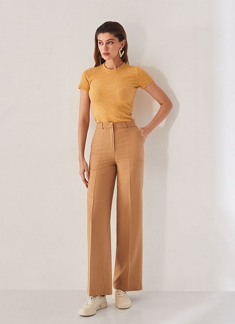 Брюки прямые женские фото