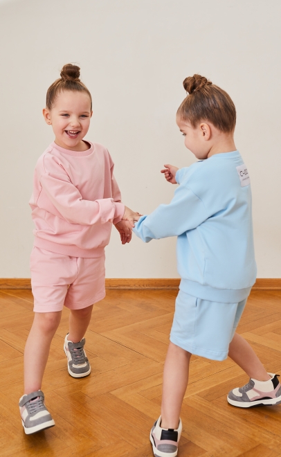 Шорты для девочки голубой (30449-2) фото