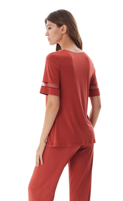 Пижама женская с брюками  (52066) фото