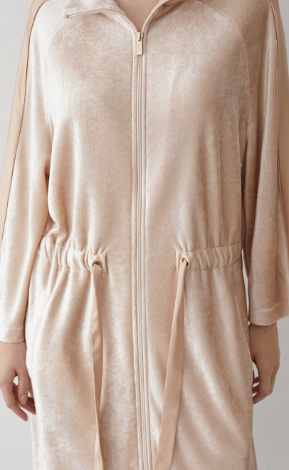 Халат домашний женский топлёное молоко (20459-1) фото