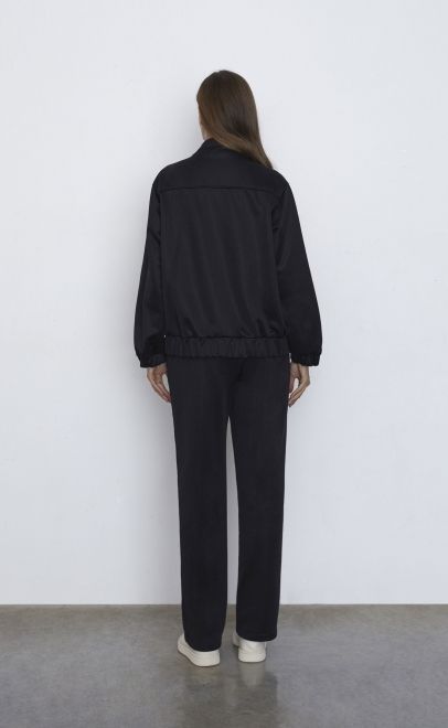 Брюки женские чёрный металлик (30578-4) фото