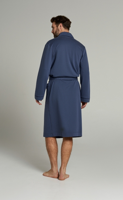 Халат мужской сине-голубой (30185-3) фото