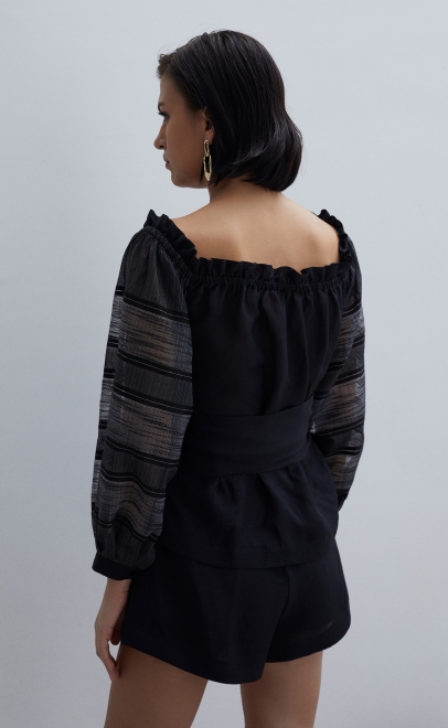 Шорты женские чёрный (61946-2) фото