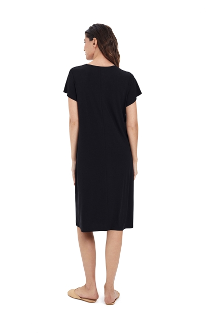 Сорочка женская из вискозы чёрный (51238-6) фото