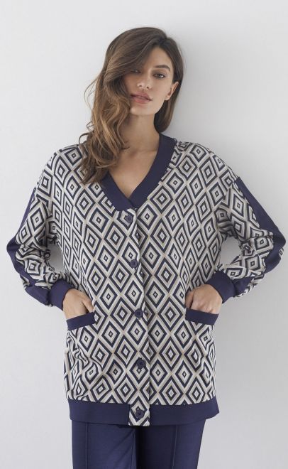 Кардиган женский синий (30498-2) фото