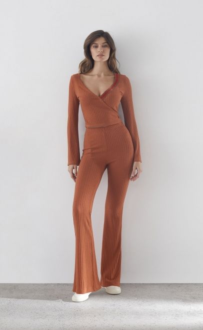 Топ женский терракотовый (30492-1) фото