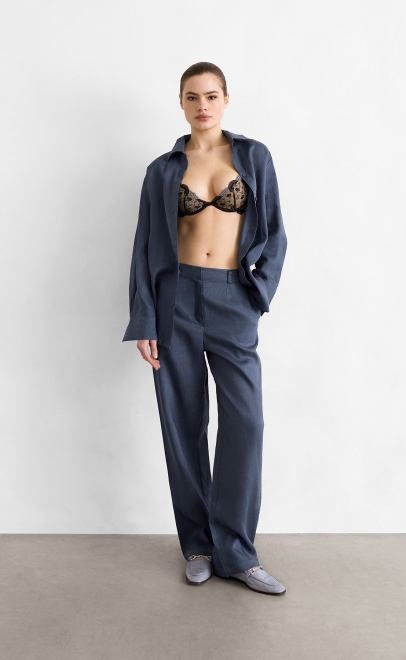 Рубашка женская джинсовый (62112-2) фото