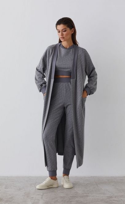 Жакет женский серый (30478-2) фото