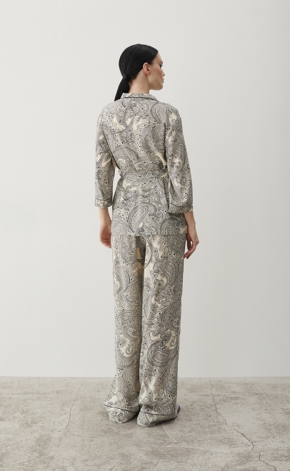 Пижама с брюками из вискозы  (56440) фото