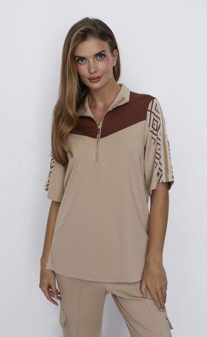 Брюки женские бежевый (30505-2) фото