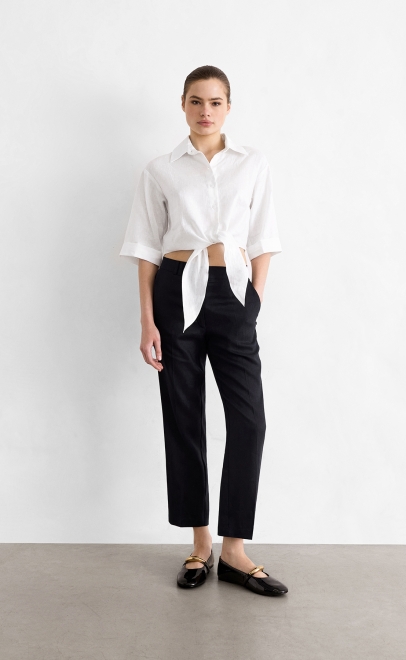 Брюки женские чёрный (62127-3) фото