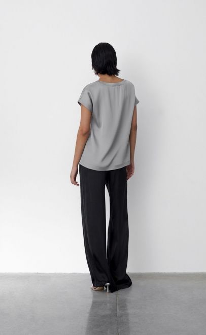 Топ женский светло-серый (61830-2) фото