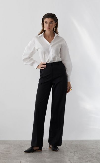 Брюки женские чёрный (13015) фото