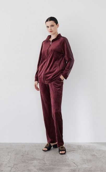 Костюм домашний женский темный шоколад (20466-3) фото