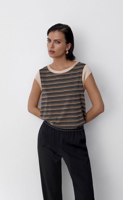 Топ женский графитовый (56496-1) фото