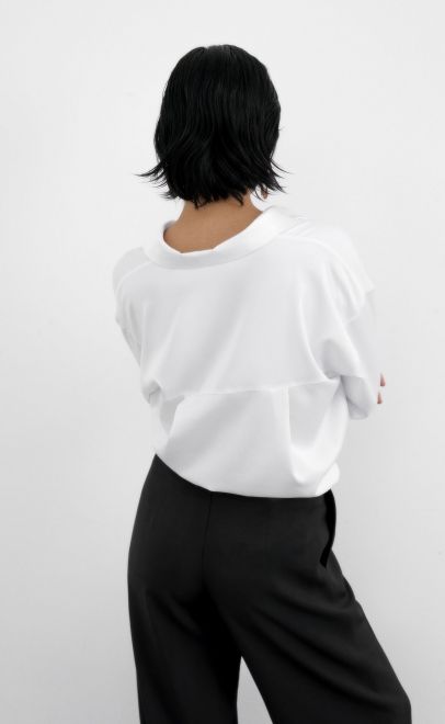 Рубашка женская белый (52107-2) фото
