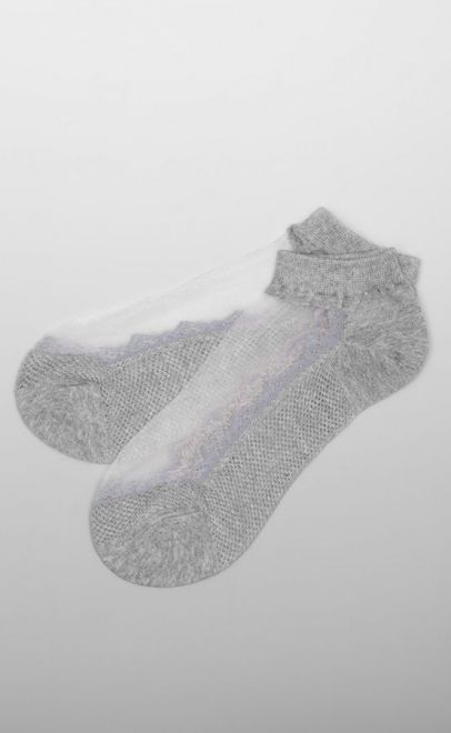 Носки с прозрачной вставкой  (S2013-03) фото