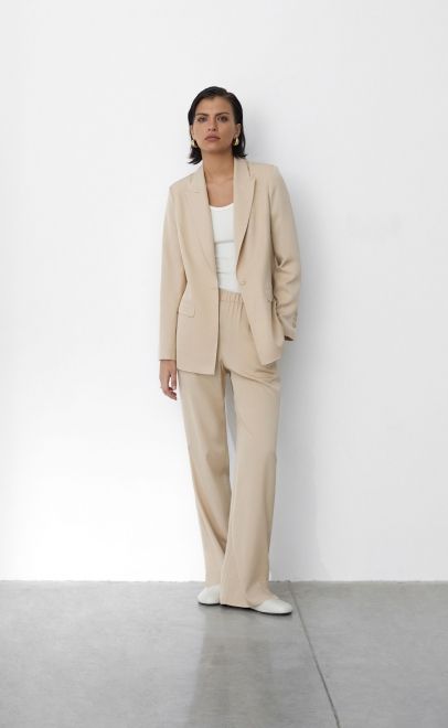 Жакет женский бежевый (61870-2) фото