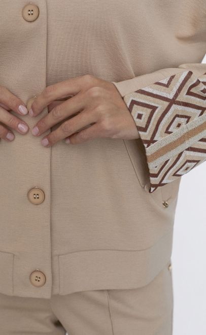 Жакет женский бежевый (30503-2) фото