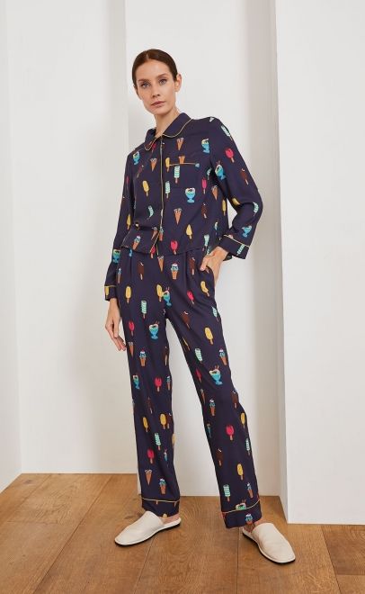 Пижама с брюками  (56419+56420) фото